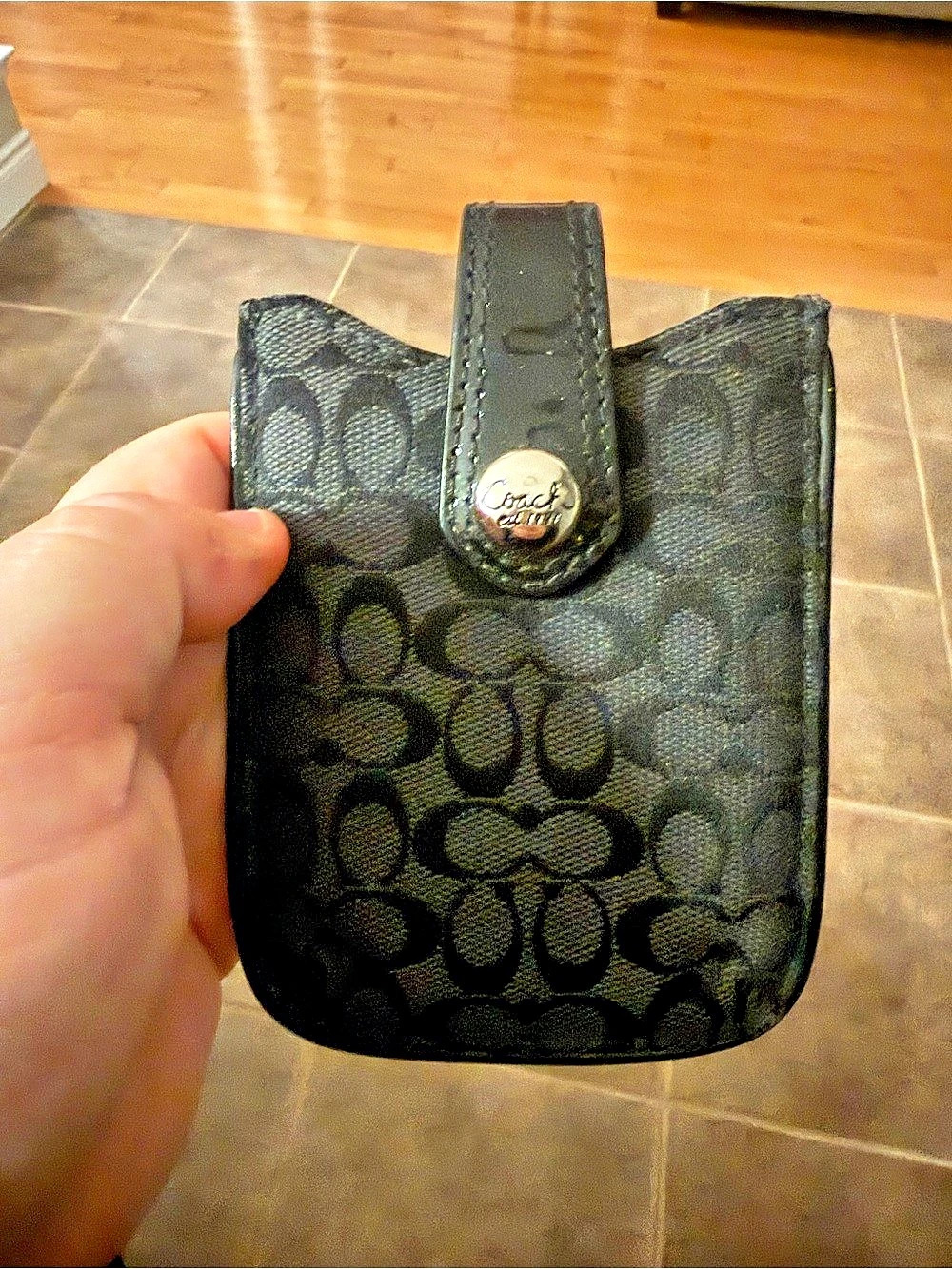 Vintage Coach Black phone case or you could use for cards